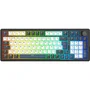 The G-Lab KEYZ Elite 400 HE Clavier gamer magnétique 96% AZERTY RGB - Switchs Hall Effect - PBT double injection - Noir et bleu