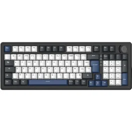 The G-Lab KEYZ Elite 400 HE Clavier gamer magnétique 96% AZERTY RGB - Switchs Hall Effect - PBT double injection - Noir et bleu