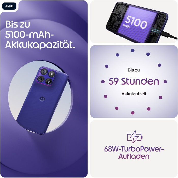 Motorola edge 70 fusion Orient Blue 256 Go