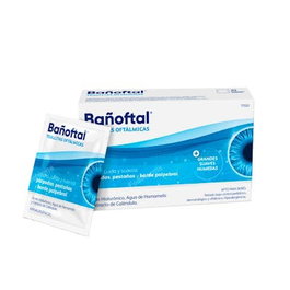 BAÑOFTAL Lingettes Oculaires Stériles 20 Unités