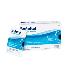 BAÑOFTAL Lingettes Oculaires Stériles 20 Unités