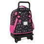 Cartable Kuromi Noir Fuchsia 33 x 45 x 22 cm