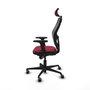Piqueras y Crespo Chaise de Bureau avec Appui-tête Jorquera 2D036G2 Bordeaux