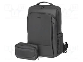 NATEC Sac à dos KUDU PLUS pour ordinateur portable 15,6 pouces, 16L, noir