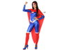 Disfraz Heroe Comic Mujer Adulto Azul Brillante