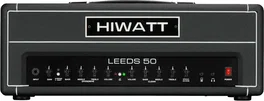 Hiwatt Leeds 50W Tête d'amplificateur guitare transistorisée avec réverbération et boucle d'effets noir