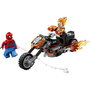 Lego Marvel Jouet de Construction 76335 Spider-Man et sa Moto contre Ghost Rider - Set Super-Héros pour Enfants Garçons Filles 6 ans et plus