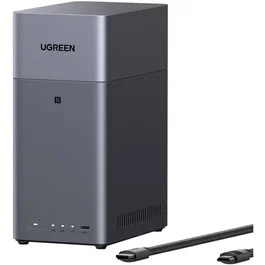 Ugreen - Serveur NAS UGREEN NASync DH2300 2 baies 4 Go de RAM - Stockage privé, sauvegarde, partage multimédia, flux HDMI 4K, RAID