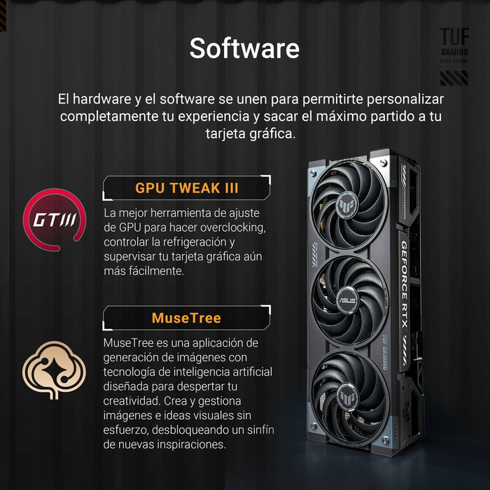 Carte Graphique Asus 90YV0MD0-M0NA00 16 GB nvidia geforce rtx 5070 ti GDDR6 GDDR6X GDDR7