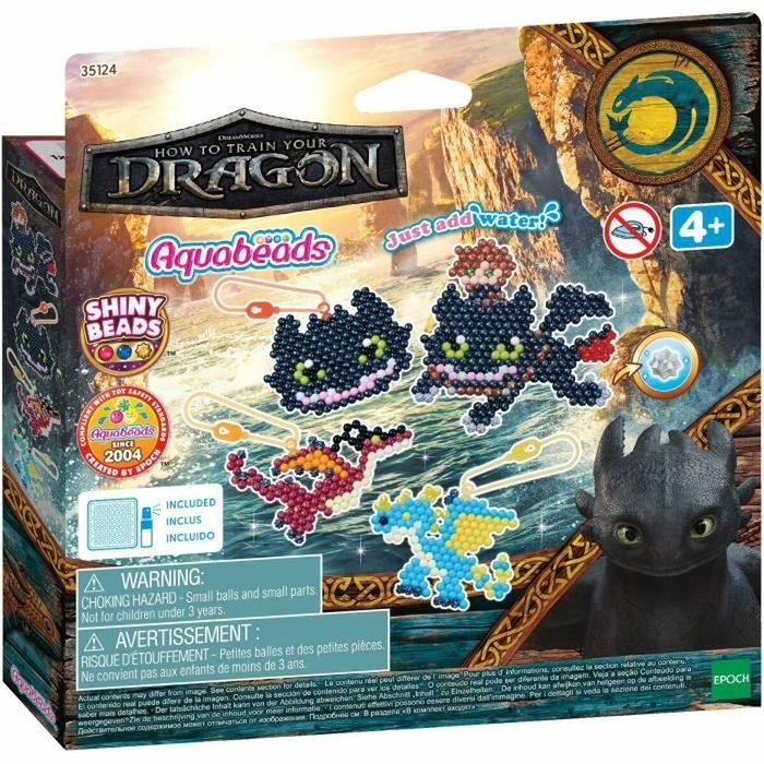 Aquabeads Kit Dragons avec 800 perles et porte-clés Aquabeads Kit Dragons avec 800 perles et porte-clés