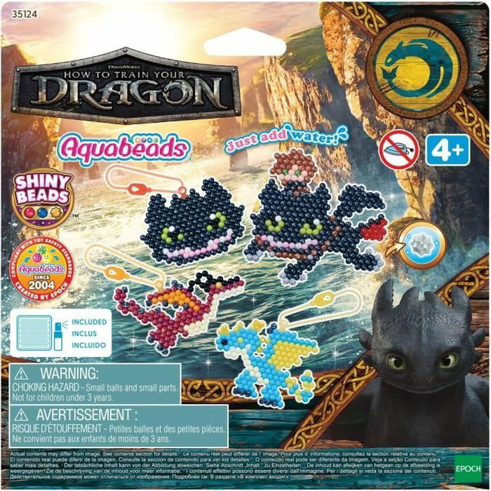 Aquabeads Kit Dragons avec 800 perles et porte-clés Aquabeads Kit Dragons avec 800 perles et porte-clés