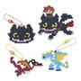 Aquabeads Kit de bricolage Dragons Porte-clés