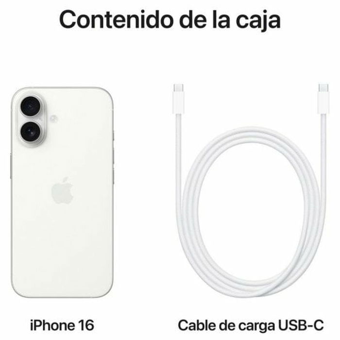 Smartphone Apple iPhone 16 6,1" 128 GB Blanc Smartphone Apple iPhone 16 6,1" 128 GB Blanc