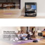 Eureka J15 Pro Ultra Robot Aspirateur 16 200 Pa, Eau Chaude 75°C, FlexiMop, Noir