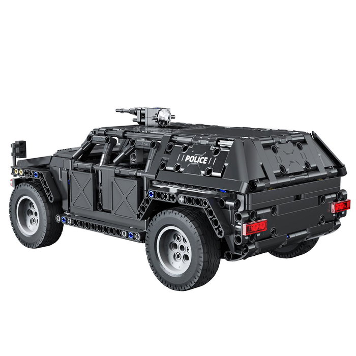 CaDA Camion SWAT avec App et Télécommande RC 2.4 GHz - 561 Pièces - Modèle de Construction 1:12 - Contrôle par Smartphone - Jeu pour Enfants 6 Ans et Plus CaDA Camion SWAT avec App et Télécommande RC 2.4 GHz - 561 Pièces - Modèle de Construction 1:12 - Contrôle par Smartphone - Jeu pour Enfants 6 Ans et Plus