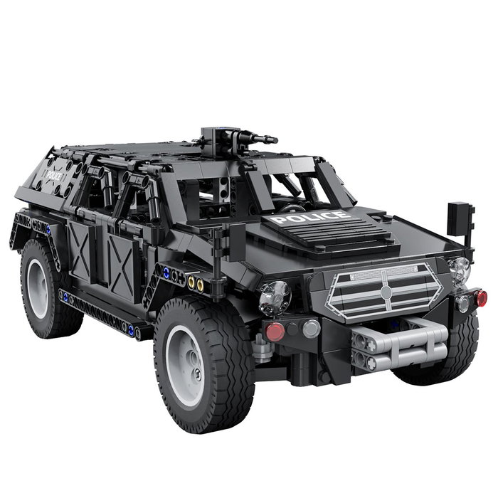 CaDA Camion SWAT avec App et Télécommande RC 2.4 GHz - 561 Pièces - Modèle de Construction 1:12 - Contrôle par Smartphone - Jeu pour Enfants 6 Ans et Plus CaDA Camion SWAT avec App et Télécommande RC 2.4 GHz - 561 Pièces - Modèle de Construction 1:12 - Contrôle par Smartphone - Jeu pour Enfants 6 Ans et Plus