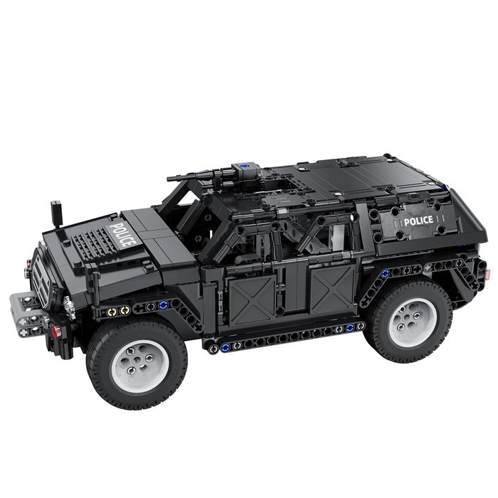 CaDA Camion SWAT avec App et Télécommande RC 2.4 GHz - 561 Pièces - Modèle de Construction 1:12 - Contrôle par Smartphone - Jeu pour Enfants 6 Ans et Plus CaDA Camion SWAT avec App et Télécommande RC 2.4 GHz - 561 Pièces - Modèle de Construction 1:12 - Contrôle par Smartphone - Jeu pour Enfants 6 Ans et Plus