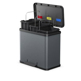 Hailo Öko trio Plus L gris foncé mat