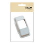 EDM Carcasse de guidage de ruban de store blanc acier 22 x 40 x 72 mm