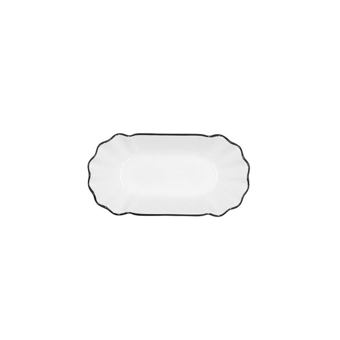 Quid Tapa Ración Porcelana Gastro Black 20,5x11x3,5 cm (12 Unidades) Quid Tapa Ración Porcelana Gastro Black 20,5x11x3,5 cm (12 Unidades)