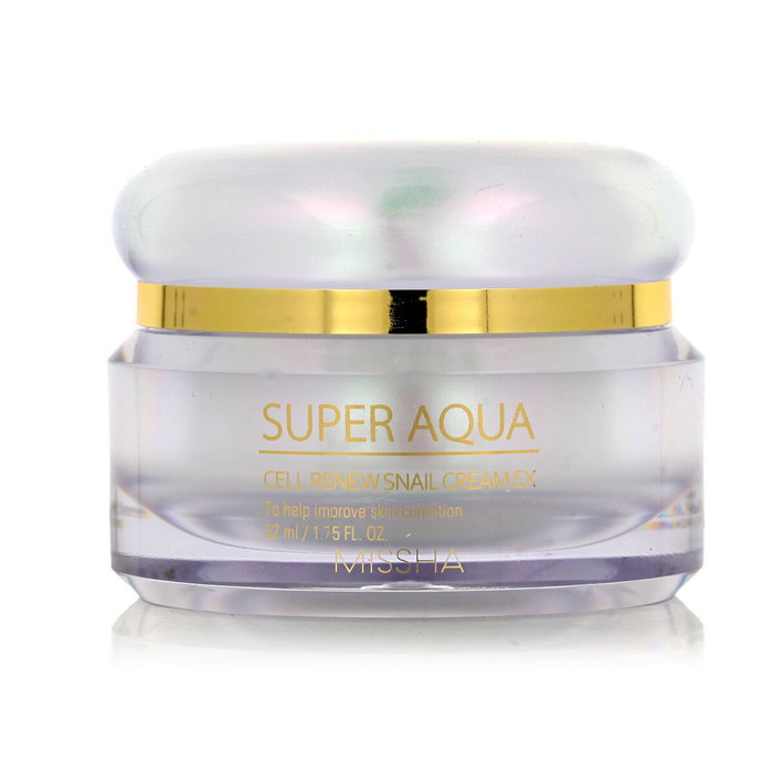 Missha Super Aqua Cell Renew Snail Crème de jour 52 ml Missha Super Aqua Cell Renew Snail Crème de jour 52 ml