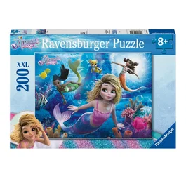 Ravensburger Puzzle Enfant 200 pièces XXL Le monde magique des Sirènes Suprêmes