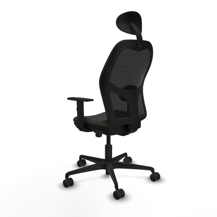 Piqueras Y Crespo Chaise de bureau Jorquera Sincro/Traslack Noir avec Accoudoirs 1D et Appui-tête Fixe Piqueras Y Crespo Chaise de bureau Jorquera Sincro/Traslack Noir avec Accoudoirs 1D et Appui-tête Fixe