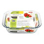 ORYX Plat à four carré en verre borosilicate 1,1 L