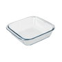ORYX Plat à four carré en verre borosilicate 1,1 L