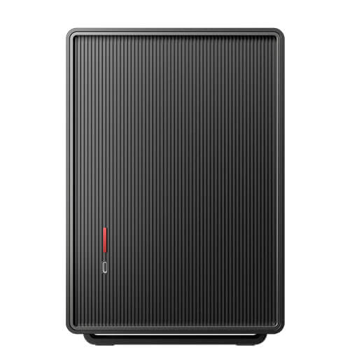 Antec Performance 1 M Boîtier PC Mini ITX Compact avec USB-C 10Gbps Riser PCIe 4.0 Support GPU 350mm Noir