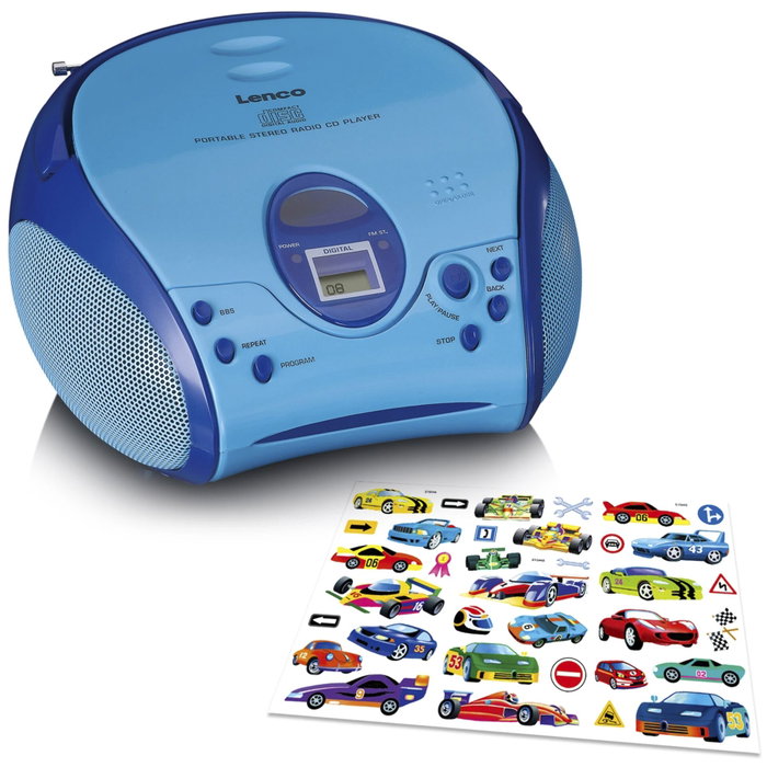 Lenco SCD-24kids bleu