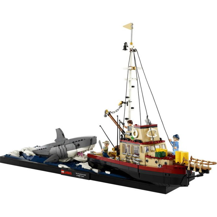 LEGO Ideas 21350 Le Grand Requin Blanc, Jeu de Construction Système Blanc