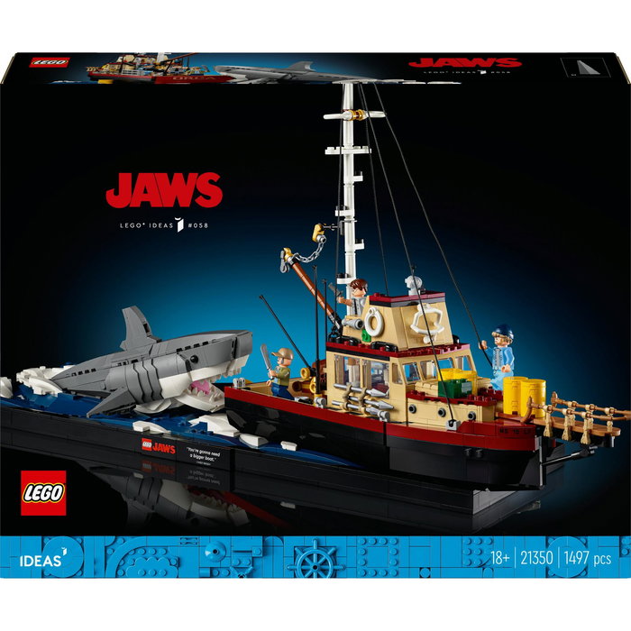 Lego Ideas 21350 - Set de Construction Le Grand Requin Blanc Lego Ideas 21350 - Set de Construction Le Grand Requin Blanc