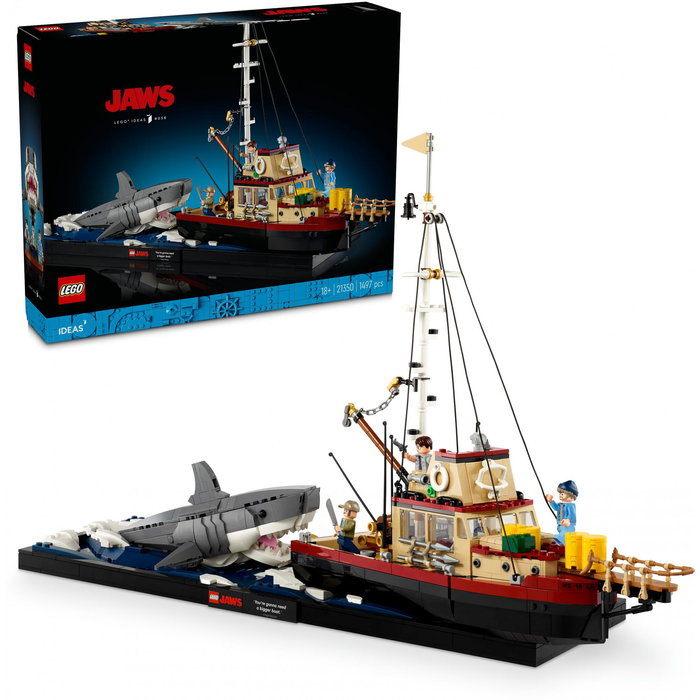 Lego Ideas 21350 - Set de Construction Le Grand Requin Blanc Lego Ideas 21350 - Set de Construction Le Grand Requin Blanc