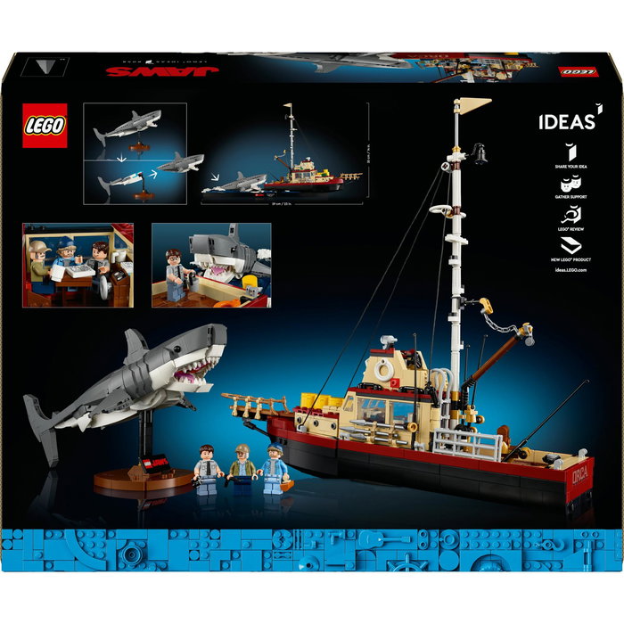 Lego Ideas 21350 - Set de Construction Le Grand Requin Blanc Lego Ideas 21350 - Set de Construction Le Grand Requin Blanc