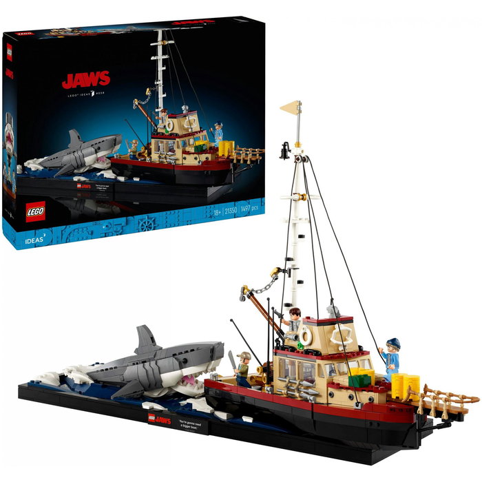 Lego Ideas 21350 - Set de Construction Le Grand Requin Blanc Lego Ideas 21350 - Set de Construction Le Grand Requin Blanc