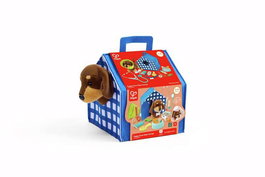 Hape - Maison de jeu clinique vétérinaire pour animaux de compagnie (Pet Care Vet Playset) - Jeu d'imitation pour enfants de 3 à 8 ans