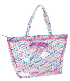 Safta - Sac shopping Barbie "Logomania" 54 x 35 x 17 cm - Sac à main fille, jouet pour enfant 3 ans et plus