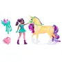 Spin Master Coffret Licorne et Poupee Leaf et Ava Unicorn Academy L'Ecole des Licornes avec Accessoires