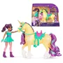 Spin Master Coffret Licorne et Poupee Leaf et Ava Unicorn Academy L'Ecole des Licornes avec Accessoires