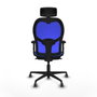 Piqueras y Crespo Chaise de Bureau 2D036G2 Bleu