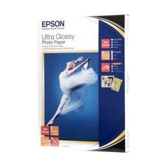 Epson C13S041944 Papier Ultra Glossy 13x18 cm 300 g/m² 50 Feuilles