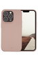 dbramante1928 Coque de Protection Écologique pour iPhone 14 Pro Max - Rose Sable - 100% Recyclée, Transparente, Compatible Charge Sans Fil
