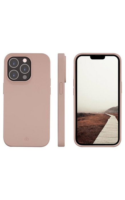 dbramante1928 Coque de Protection Écologique pour iPhone 14 Pro Max - Rose Sable - 100% Recyclée, Transparente, Compatible Charge Sans Fil dbramante1928 Coque de Protection Écologique pour iPhone 14 Pro Max - Rose Sable - 100% Recyclée, Transparente, Compatible Charge Sans Fil