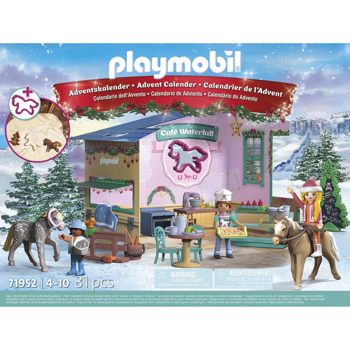 Playmobil Calendrier de l'avent pâtisserie de Noël 71952 (81 pièces) de la gamme La magie de Noël
