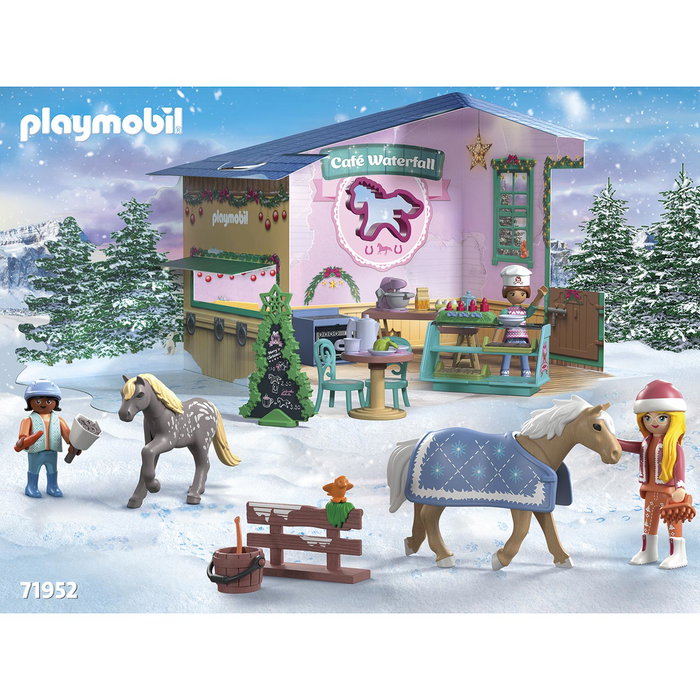 Playmobil Calendrier de l'avent pâtisserie de Noël 71952 (81 pièces) de la gamme La magie de Noël