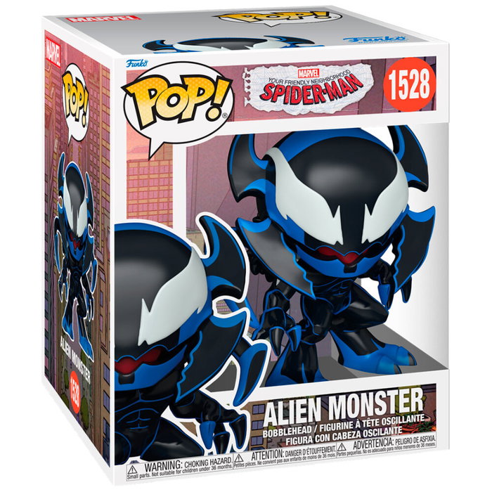 Funko POP! Super Alien Monster 75873 - Figurine Marvel 14,7 cm - Collection Your Friendly Neighborhood Spider-Man