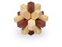 Cayro - Puzzle en bois Flower 10x10 cm certifié FSC, pour enfants à partir de 6 ans