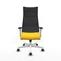 Piqueras y Crespo Chaise de Bureau Albacete Jaune et Noir