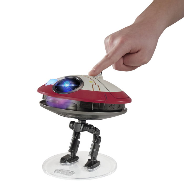 HASBRO Star Wars L0-LA59 Obi-Wan Kenobi - Figurine animatronique de 15 cm avec lumières, sons et mouvements